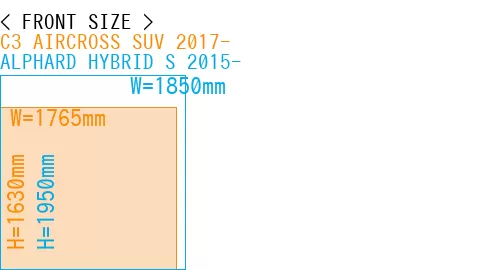 #C3 AIRCROSS SUV 2017- + ALPHARD HYBRID S 2015-
